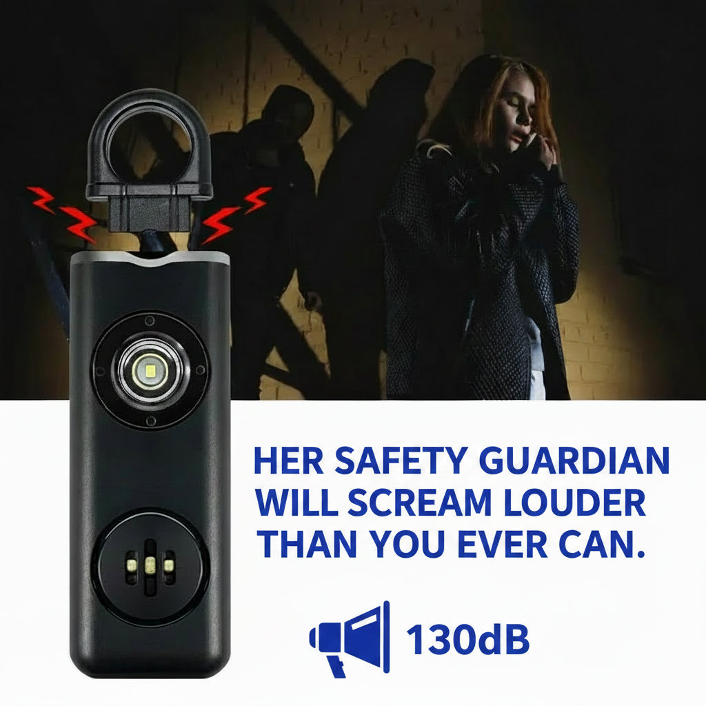 Her Safety Guardian 130db Personal Alarm.