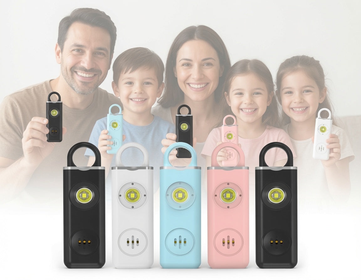 Her Safety Guardian 130db Personal Alarm Family Pack of 5.